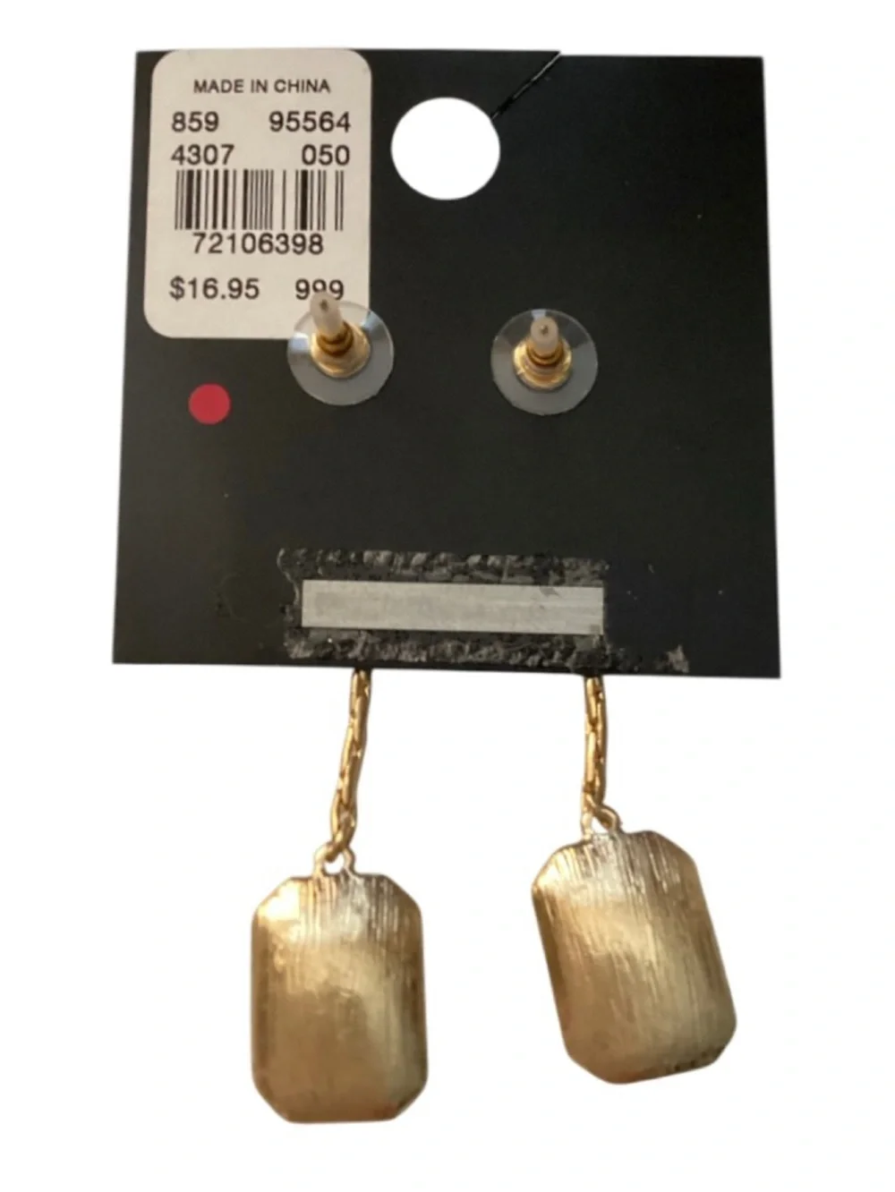 New York & Co. Iridescent Linear Drop Earrings (NWT)